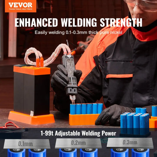 VEVOR Battery Spot Welder 14.5KW Capacitor Energy Storage Pulse Battery Spot Welder with 73B Welding Pen 801D High Power Spot RISE DEFENSE SYSTEMS.AI PRODUCTS