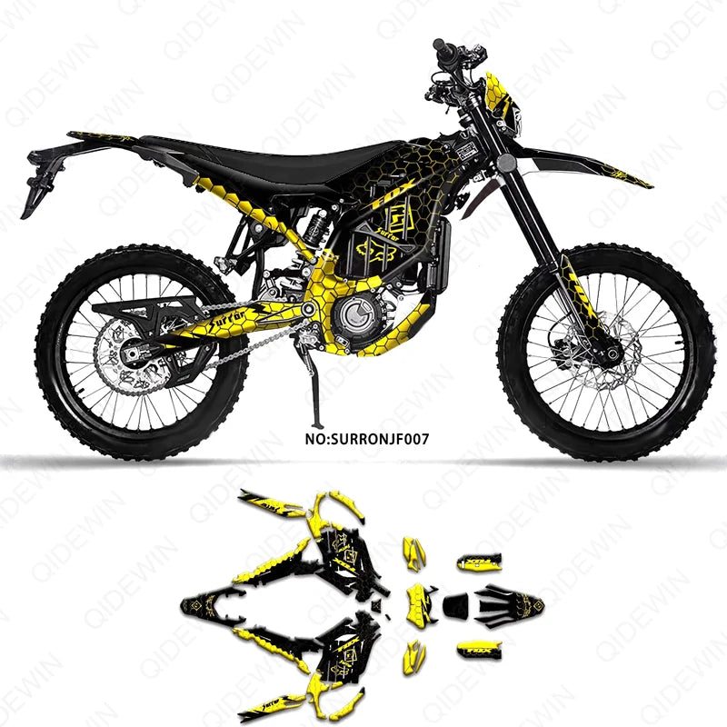 FOR SUR-RON ULTRA Bee Graphics Special thickened crystal plate decal body cover imitation scratch protection UB Mod Stickers RISE DEFENSE SYSTEMS.AI PRODUCTS