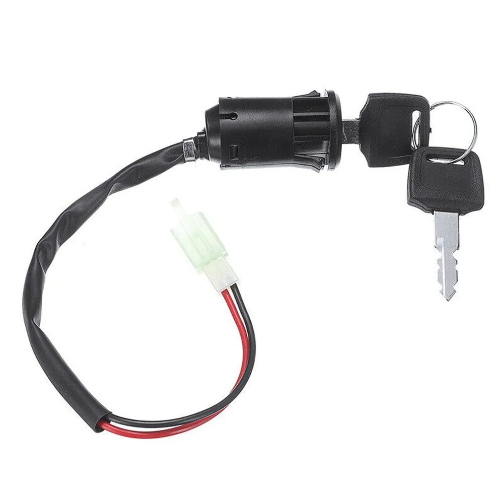 Moped Ignition Key Switch 2 Wire 28mm Hole ATV Dirt Bike Accessory Electric Motorcycle Go-Kart On/Off Tool Durable RISE DEFENSE SYSTEMS.AI PRODUCTS