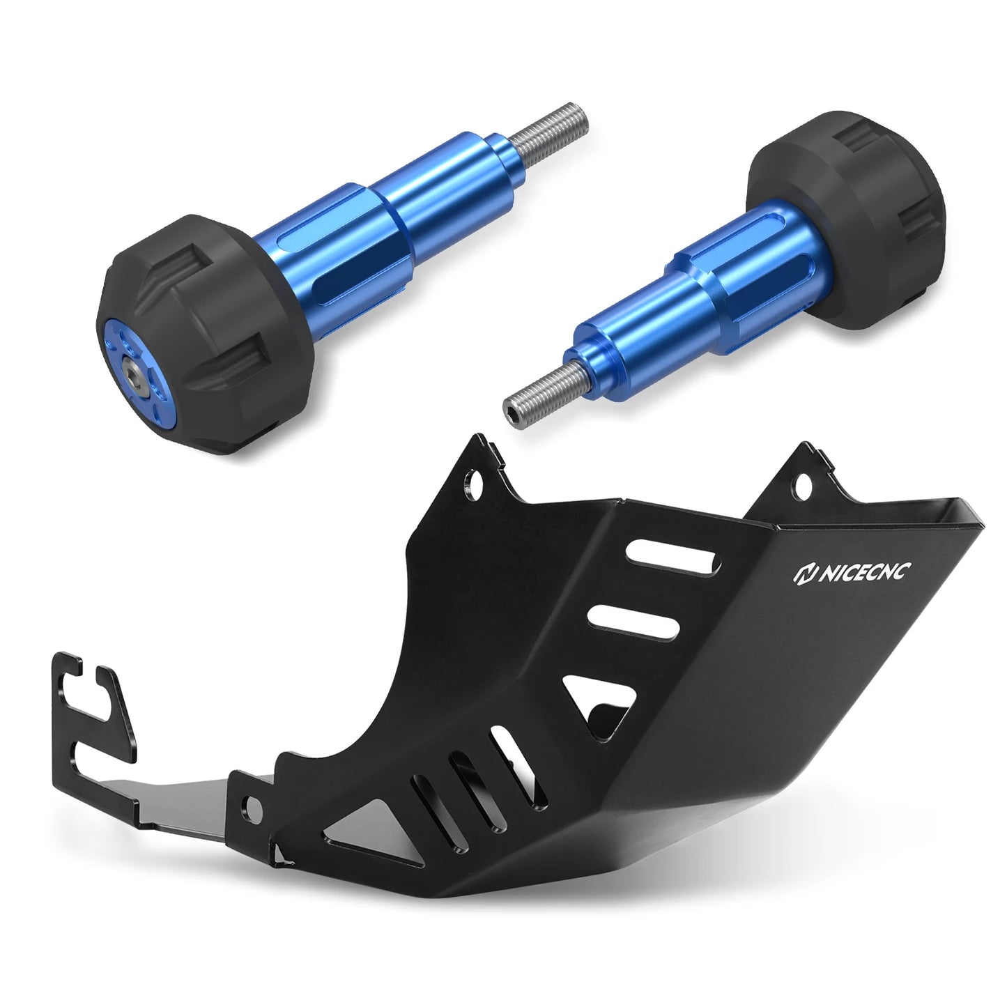 For Surron Light Bee X S L1E NICECNC Electric Dirt Bike Engine Chassis Guard Cover Frame Slider Crash Falling Protection Pad Kit RISE DEFENSE SYSTEMS.AI PRODUCTS