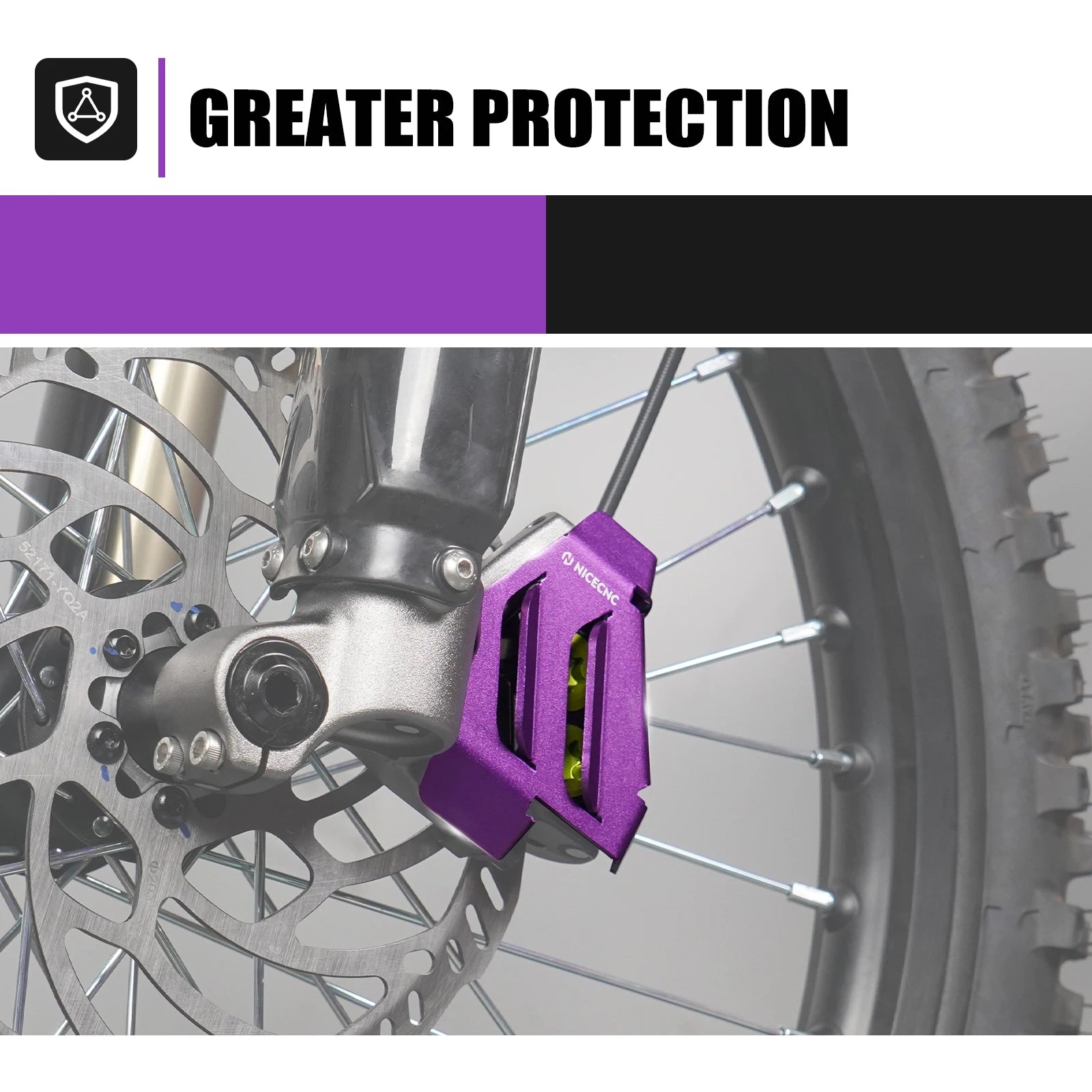 NICECNC For Surron Light Bee X S L1E Segway X160 X260 Surron Electric Dirt Bike Front Rear Brake Caliper Guard Cover Protector RISE DEFENSE SYSTEMS.AI PRODUCTS