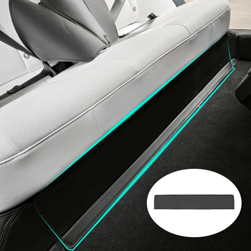 For Tesla Model 3+ Front Rear Door Sill Pad Door Welcome Pedal Threshold Strip 4PCS Leather New Model3 Highland 2024 Accessories RISE DEFENSE SYSTEMS.AI PRODUCTS