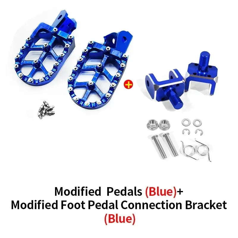 Motorcycle Footpegs Foot Pegs Rests Pedals For Surron Sur-Ron Light Bee Electric Dirt Bike Footrest RISE DEFENSE SYSTEMS.AI PRODUCTS