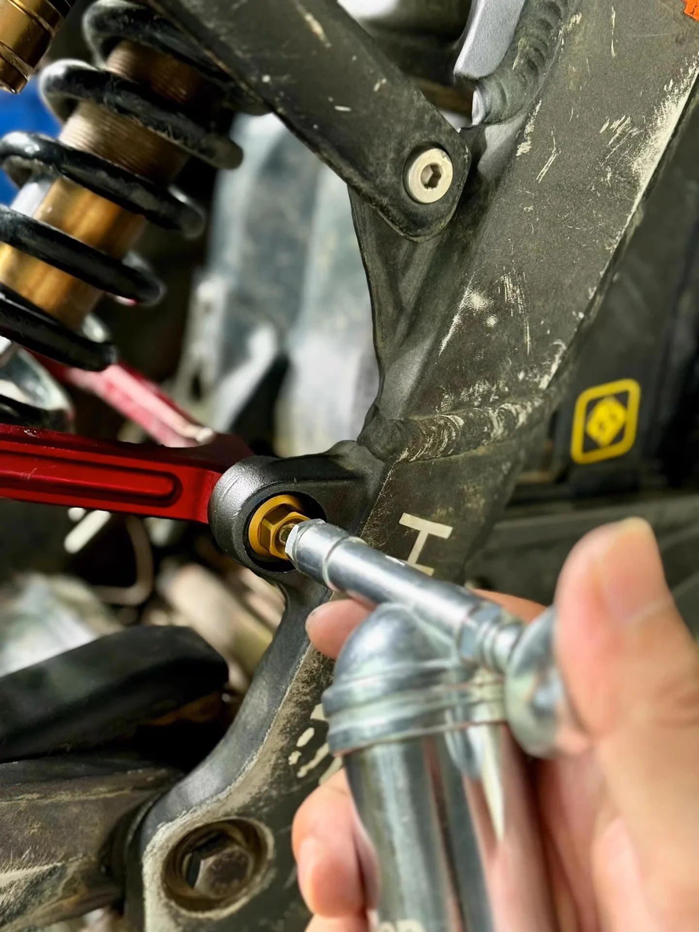 Upper turning point oiling bolt SURRON Light bee S/X rear shock linkage linkage needle bearing kit LB upgrade bearing kit RISE DEFENSE SYSTEMS.AI PRODUCTS