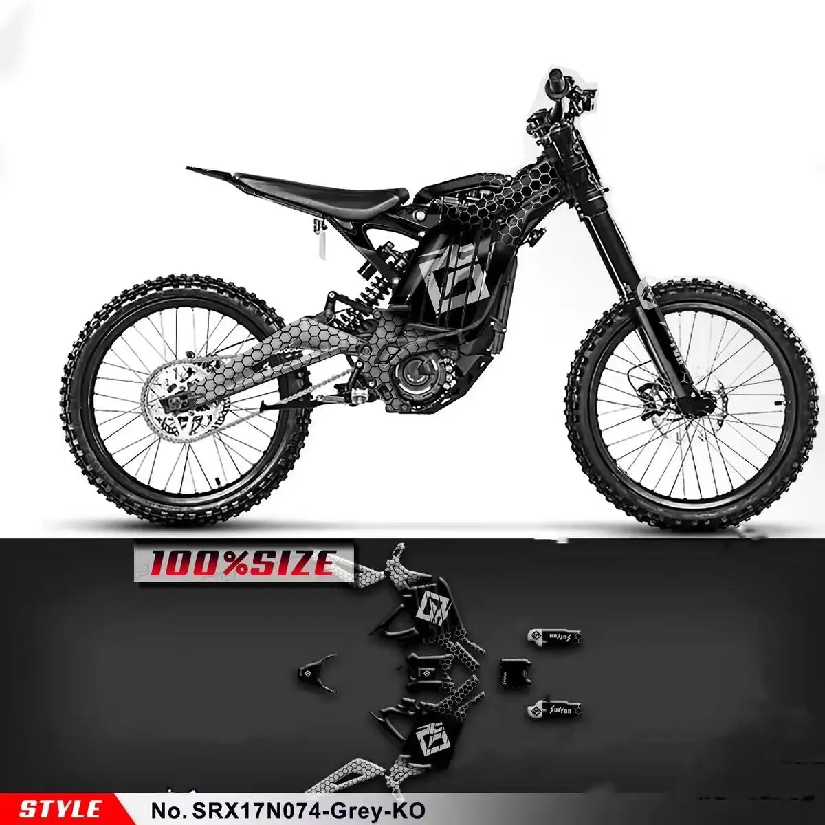Electric offroad vehicle Motorcycle Decals Stickers Background Kit For Sur-Ron light bee X Sur-Ron light bee S PersonalizedDecal RISE DEFENSE SYSTEMS.AI PRODUCTS