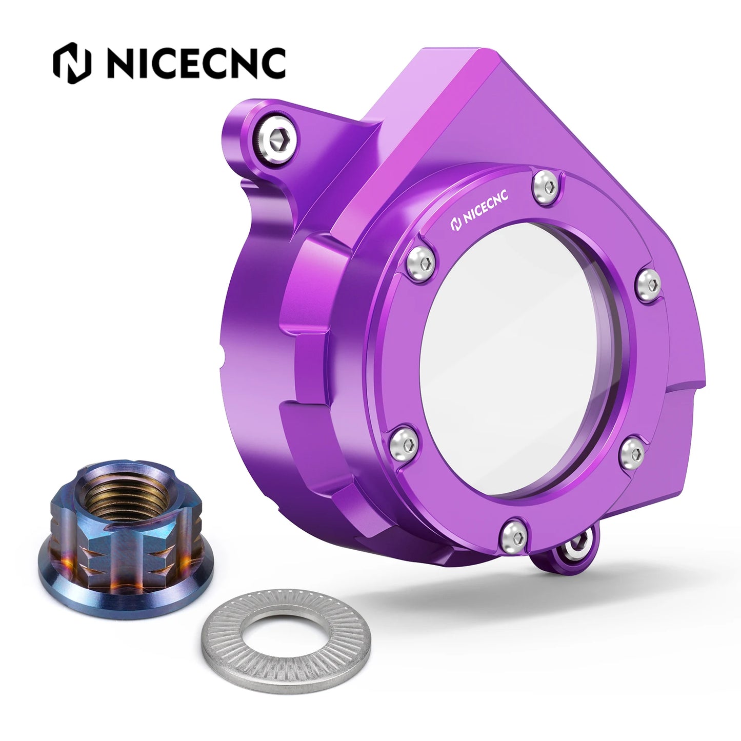 Belt Pulley Cover & Primary Belt Pulley Nut For SUR-RON Surron light bee X S L1E Segway X160 X260 Electric Dirt Bike 2023 2024 RISE DEFENSE SYSTEMS.AI PRODUCTS