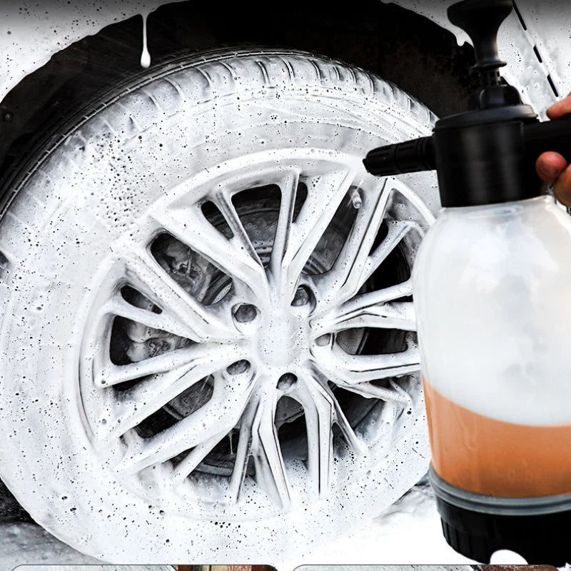 2L  car wash water gun car wash foam spray can pressurized dense foam there are two modes can also water flowers disinfection RISE DEFENSE SYSTEMS.AI PRODUCTS