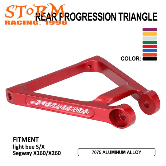 Motorcycle Accessories CNC Rear Progression Triangles For Sur Ron light bee S X  Segway X160 X260 Pit Dirt Bike RISE DEFENSE SYSTEMS.AI PRODUCTS