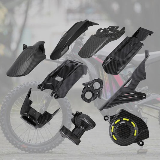 Front Rear Wheel Tail Fender Battery Compartment Cover Chain Guard Protector For Surron Sur Ron Sur-Ron Lightbee Light Bee X S RISE DEFENSE SYSTEMS.AI PRODUCTS