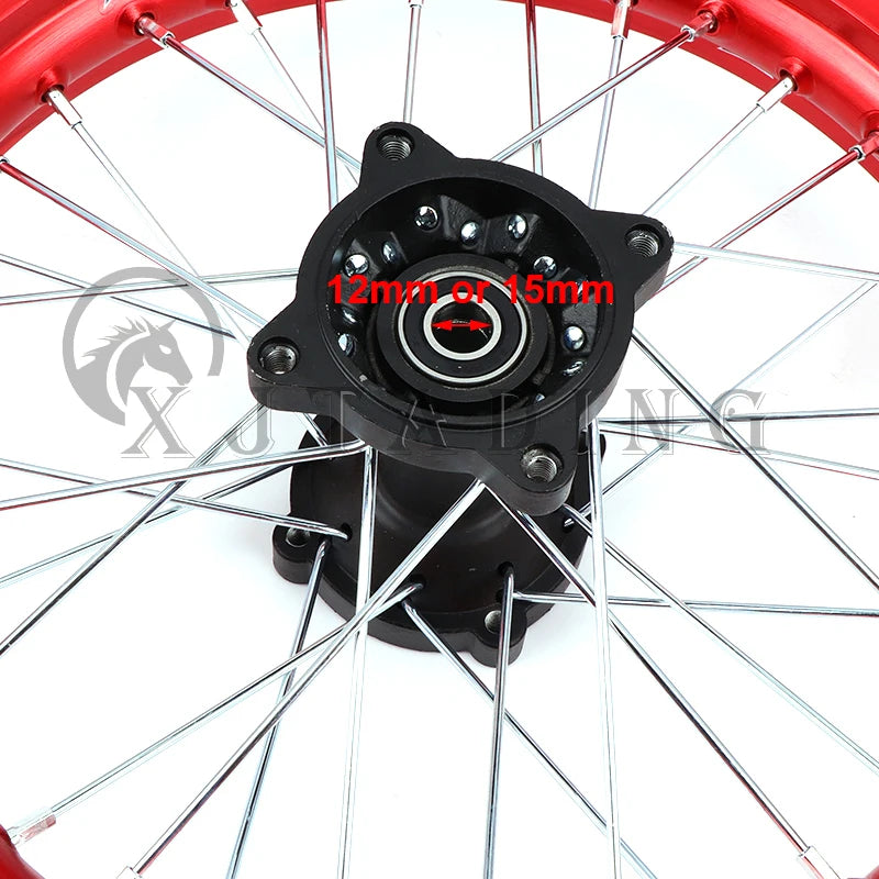 Motorcycle 17" aluminium Alloy Wheel 1.60*17 1.60x17" inch Rims for 110cc 125cc 140cc 150cc 160cc Dirt Pit Bike Accessories RISE DEFENSE SYSTEMS.AI PRODUCTS