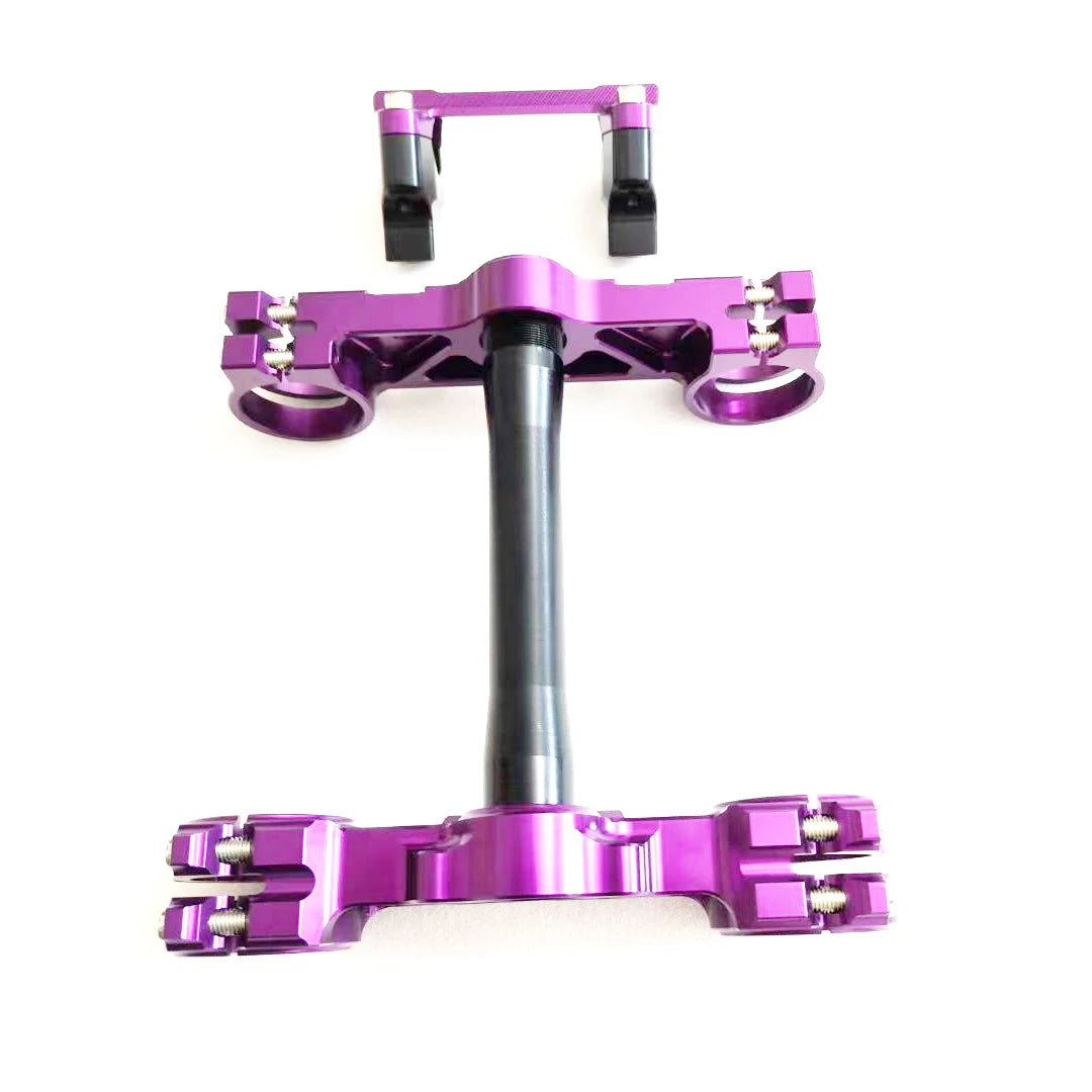 SURRON ULTRA BEE fork top and bottom triple clamps parts mod fork top and bottom UB triple clamps RISE DEFENSE SYSTEMS.AI PRODUCTS