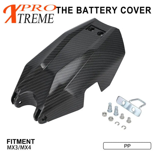 Motorcycles Accessories Battery Cover Guard Plastic Side Clamp Mount For Talaria Sting MX4 MX3 Electric Vehicle Dirt Pit Bike RISE DEFENSE SYSTEMS.AI PRODUCTS