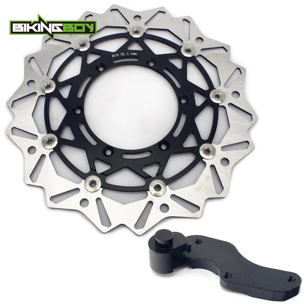 320mm Front Brake Disc Rotor Bracket WR250F 01-22 WR450F 03-22 YZ250F 01-06 02 04 05 YZ450F 03-07 YZ125 YZ250 WR125 WR250 98-07 RISE DEFENSE SYSTEMS.AI PRODUCTS
