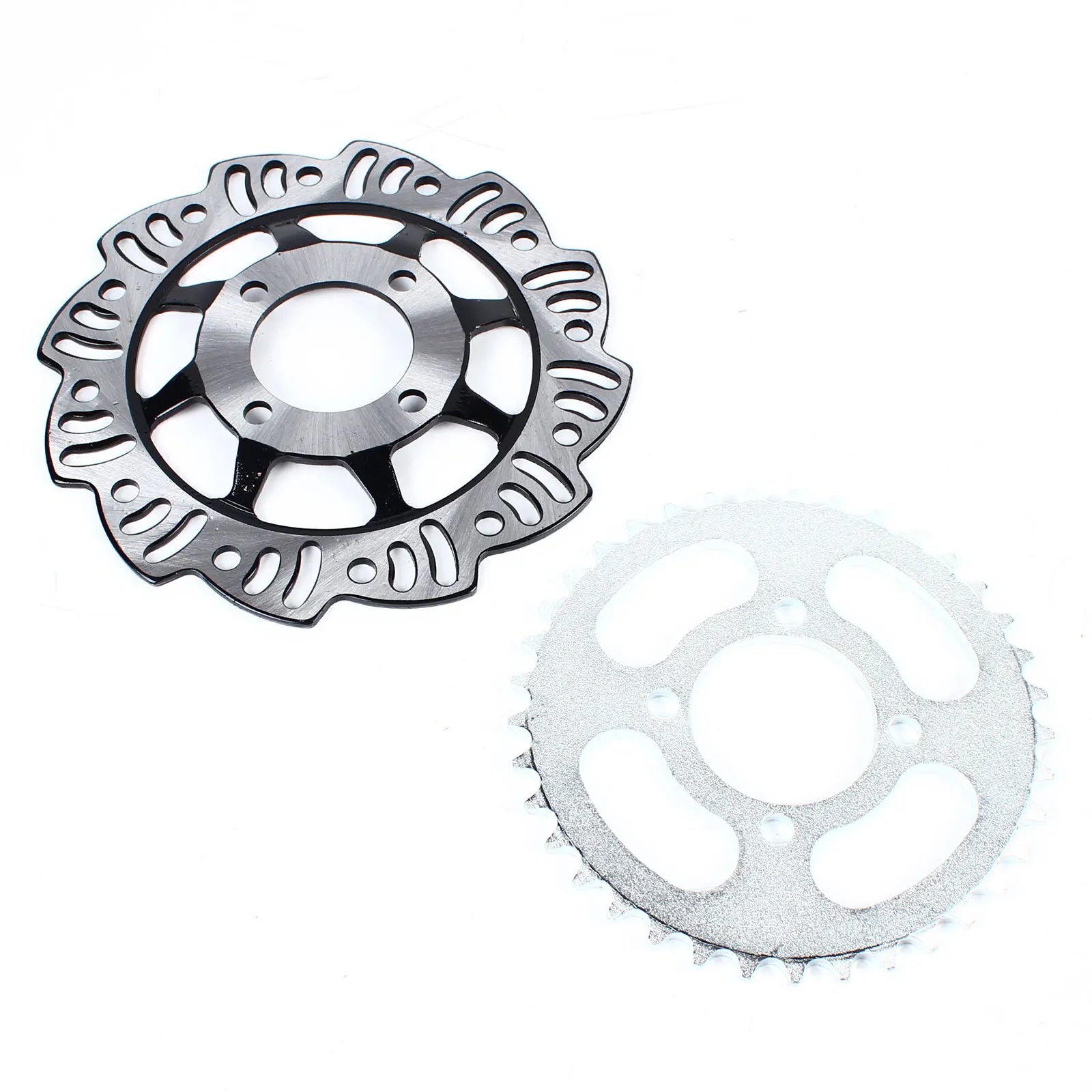 80/100-12 Rear Tire Wheel Rim Tube with Sprocket Brake Disc Rotor For Dirt Pit Bike 70/110/125/140CC RISE DEFENSE SYSTEMS.AI PRODUCTS