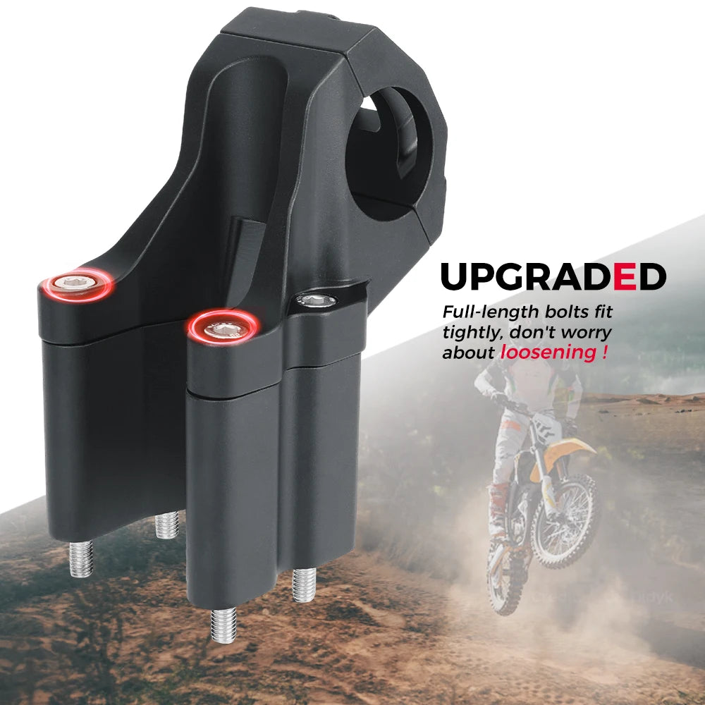 For Talaria XXX Direct Mount Riser Stem Electric Dirt Bike CNC Motorcycle Off-Road For Talaria STING XXX For Sur Ron Light Bee-X RISE DEFENSE SYSTEMS.AI PRODUCTS