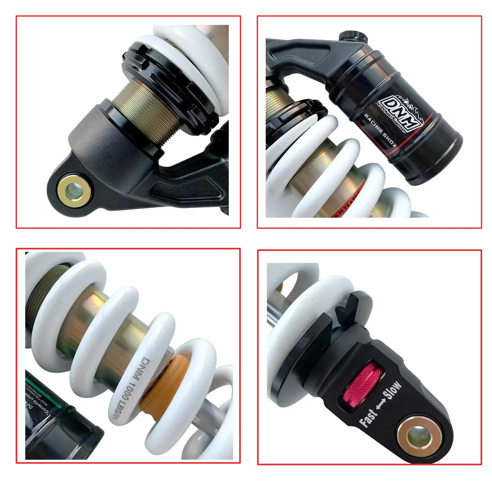 Original DNM MT-RC 310mm 1000lbs Motorcycle Rear Shocks Absorber Suspension for Honda CRF100 Kawasak Pit Dirt Bike  ATV Motocros RISE DEFENSE SYSTEMS.AI PRODUCTS