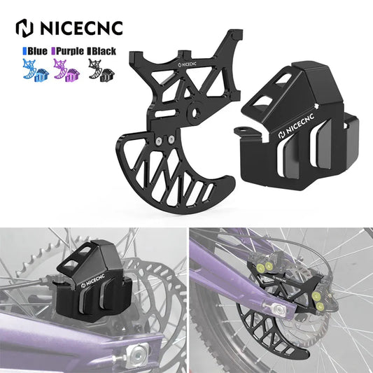 Aluminum Rear Brake Disc Guard & Brake Caliper Guard For SUR-RON Surron Light Bee X Light Bee S Light Bee L1E Segway X160 X260 RISE DEFENSE SYSTEMS.AI PRODUCTS