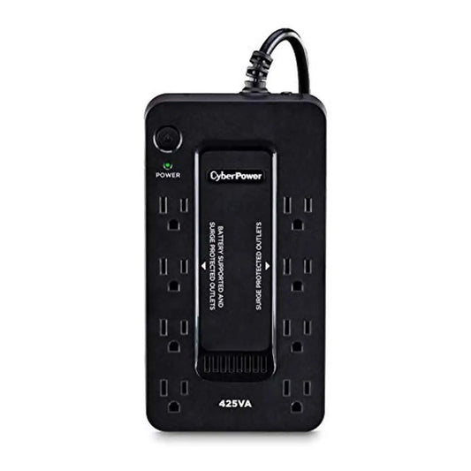 Standby Battery Backup UPS System 425VA/260W 8 Outlets Compact Design  UPS RISE DEFENSE SYSTEMS.AI PRODUCTS
