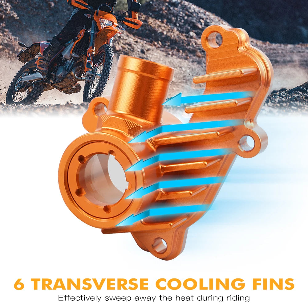 NICECNC Transparent Water Pump Cover Protection Guard For KTM 250 350 EXC-F 2017-2022 XC-F SX-F 2016-2022 Husqvarna GasGas RISE DEFENSE SYSTEMS.AI PRODUCTS