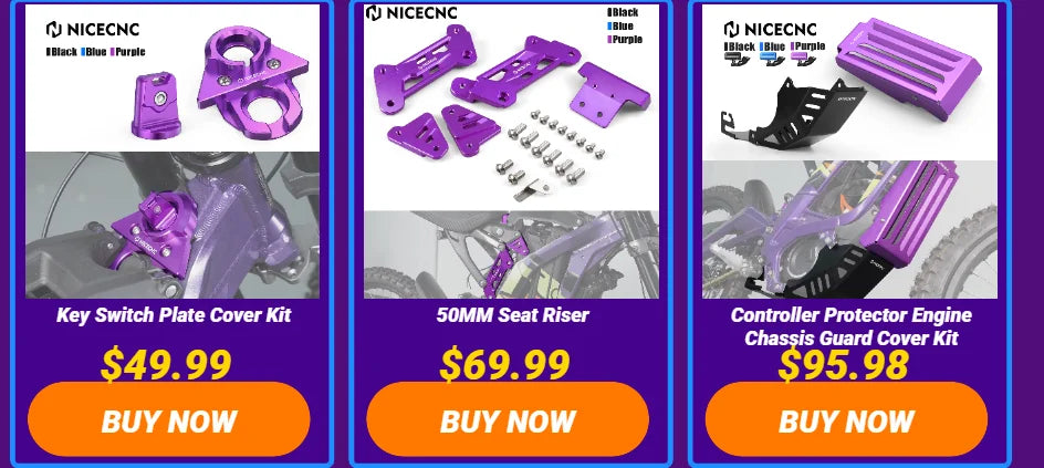 For Sur-Ron Light Bee X S L1E Surron Electric Dirt Bike Enlarged Foot Pegs Footrest Footpegs For Segway X160 X260 2024 2023 2022 RISE DEFENSE SYSTEMS.AI PRODUCTS