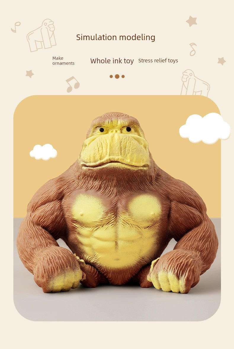 Internet Celebrity Funny Fun Pressing Vent Toy Gorilla RISE DEFENSE SYSTEMS.AI PRODUCTS