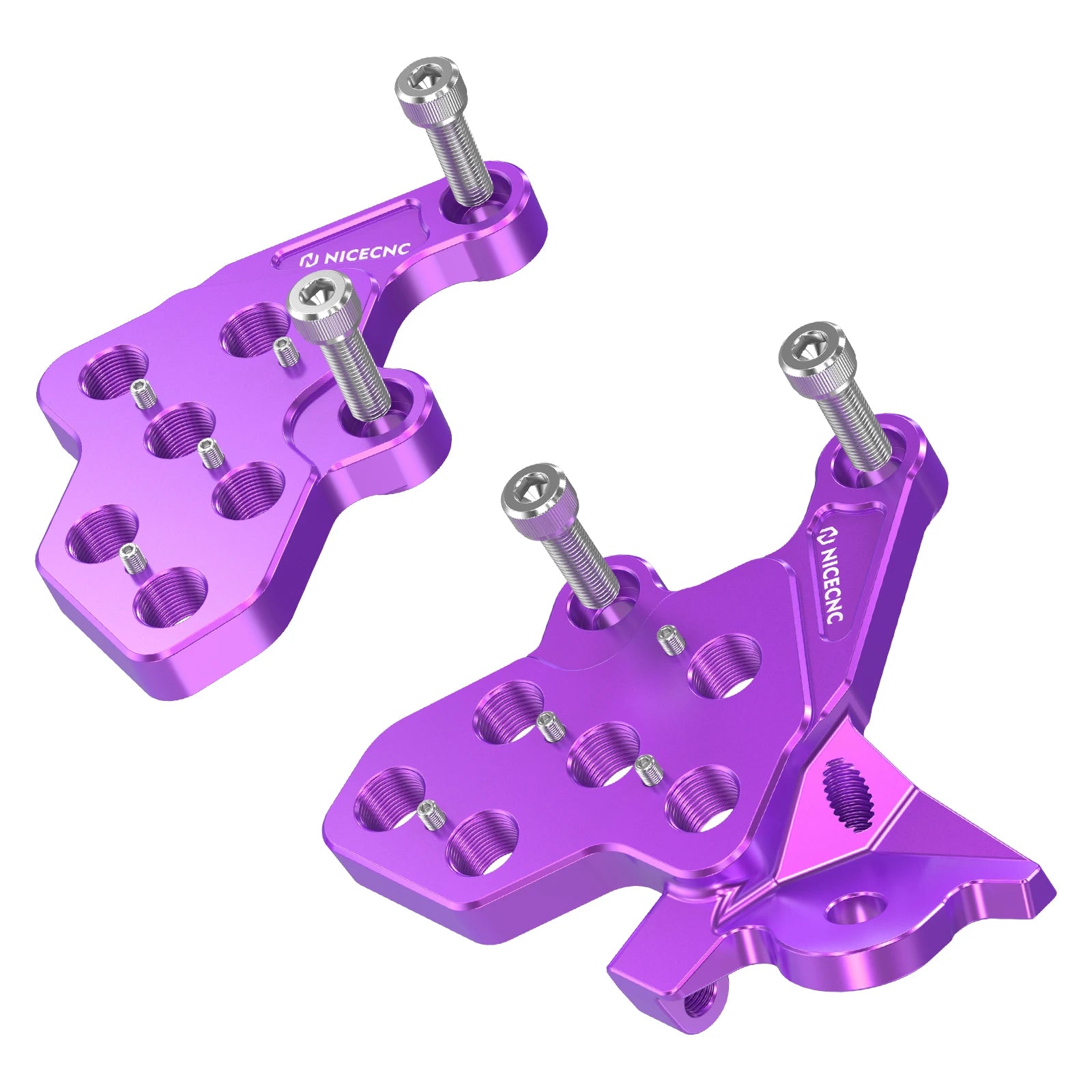 For Surron Light Bee X S L1E LBX Segway X160 X260 NICECNC Electric Dirt Bike Foot Pegs Mount Bracket Footrest Support Brace Kit RISE DEFENSE SYSTEMS.AI PRODUCTS