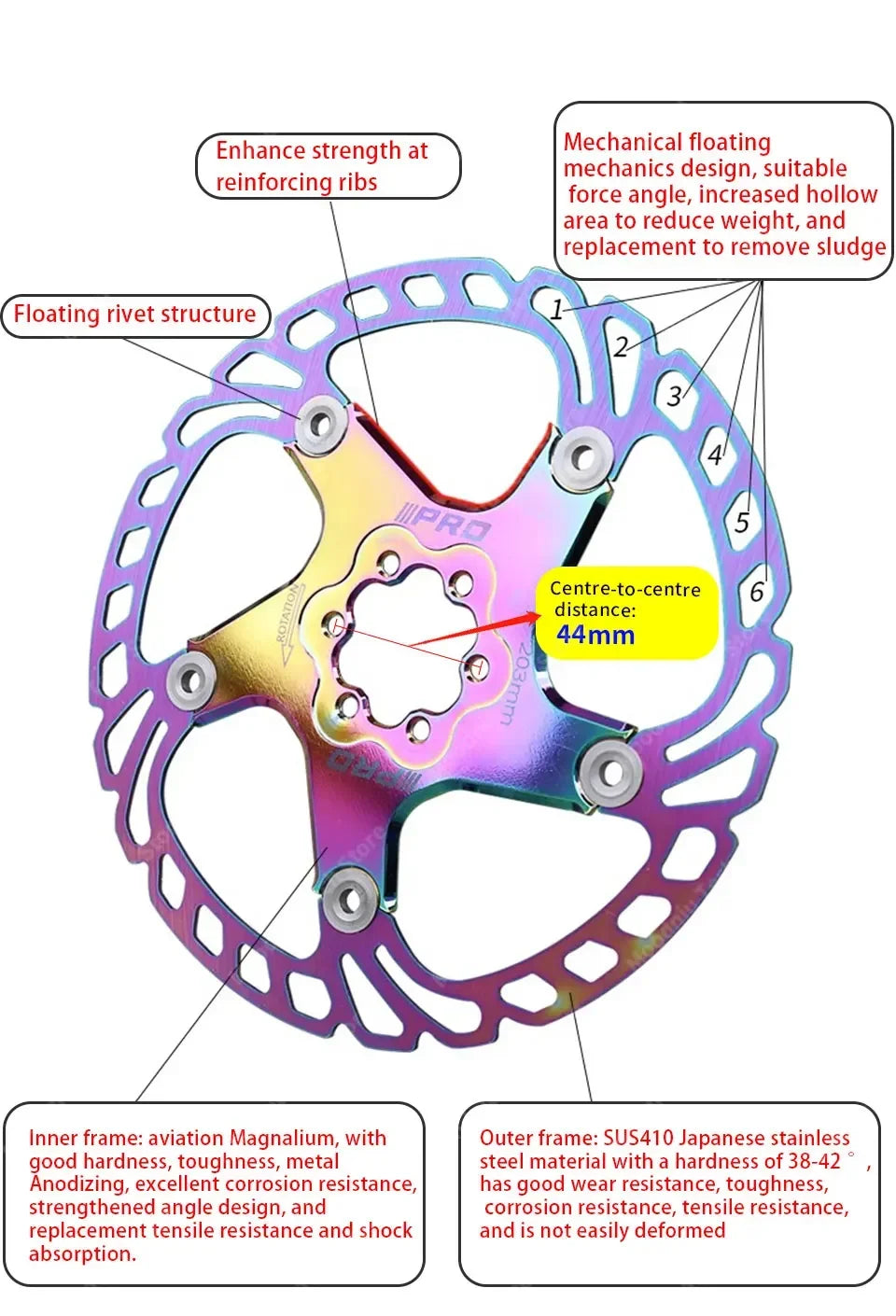 For SURRON Light Bee X Light weight Floating Front Disc BrakeOff-road Parts SUR-RON RISE DEFENSE SYSTEMS.AI PRODUCTS
