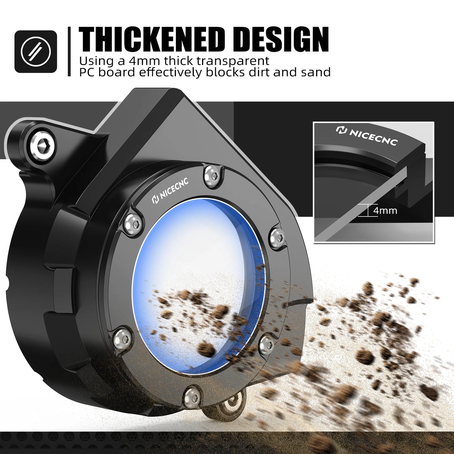 Belt Pulley Cover & Primary Belt Pulley Nut For SUR-RON Surron light bee X S L1E Segway X160 X260 Electric Dirt Bike 2023 2024 RISE DEFENSE SYSTEMS.AI PRODUCTS