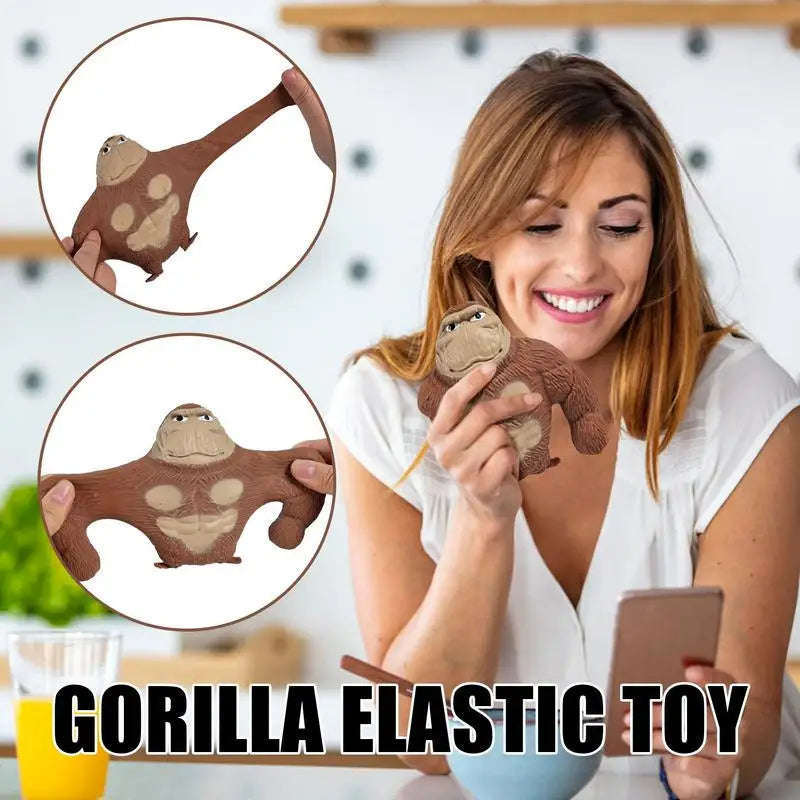 Squeeze Toy Gorilla Pinch Toy Squishys Autism Stress Reliever Toys FidgetToys Stretch Vent Gorilla Decompressions Anti Stress RISE DEFENSE SYSTEMS.AI PRODUCTS