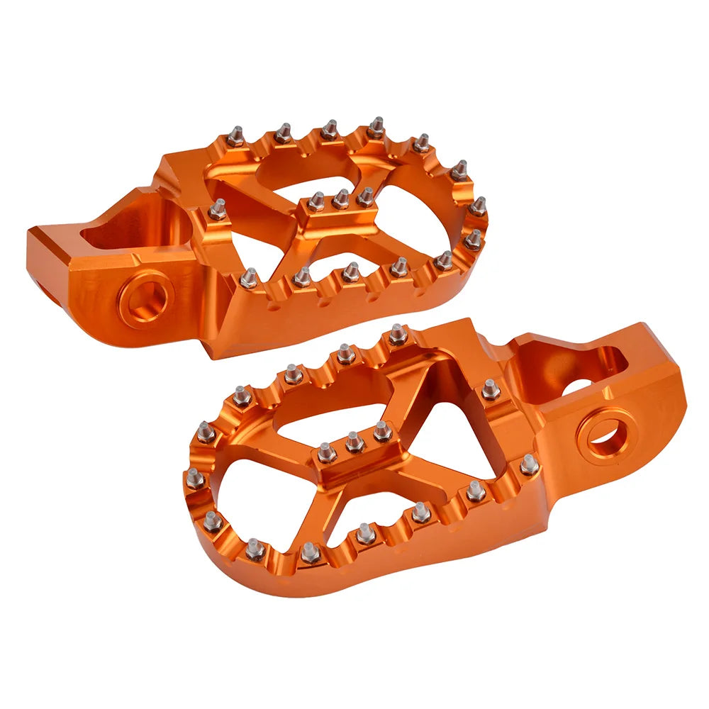 57mm Foot Pegs FootRest Footpegs Rests For KTM EXC 300 EXC-F 350 XCW 500 2017-2023 SX 125 250 SX-F 450 XC 400 500 XC-F 2017-2022 RISE DEFENSE SYSTEMS.AI PRODUCTS