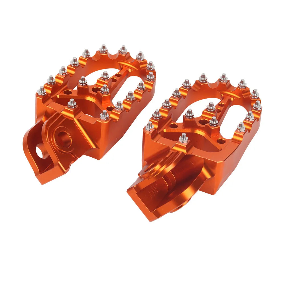 Footrest Foot Pegs Footpegs Rests Pedals For KTM 690 950 990 1050 1090 1190 1290 50 65 85 125 250 SX 50SX 125SX 250SX 85SX RISE DEFENSE SYSTEMS.AI PRODUCTS