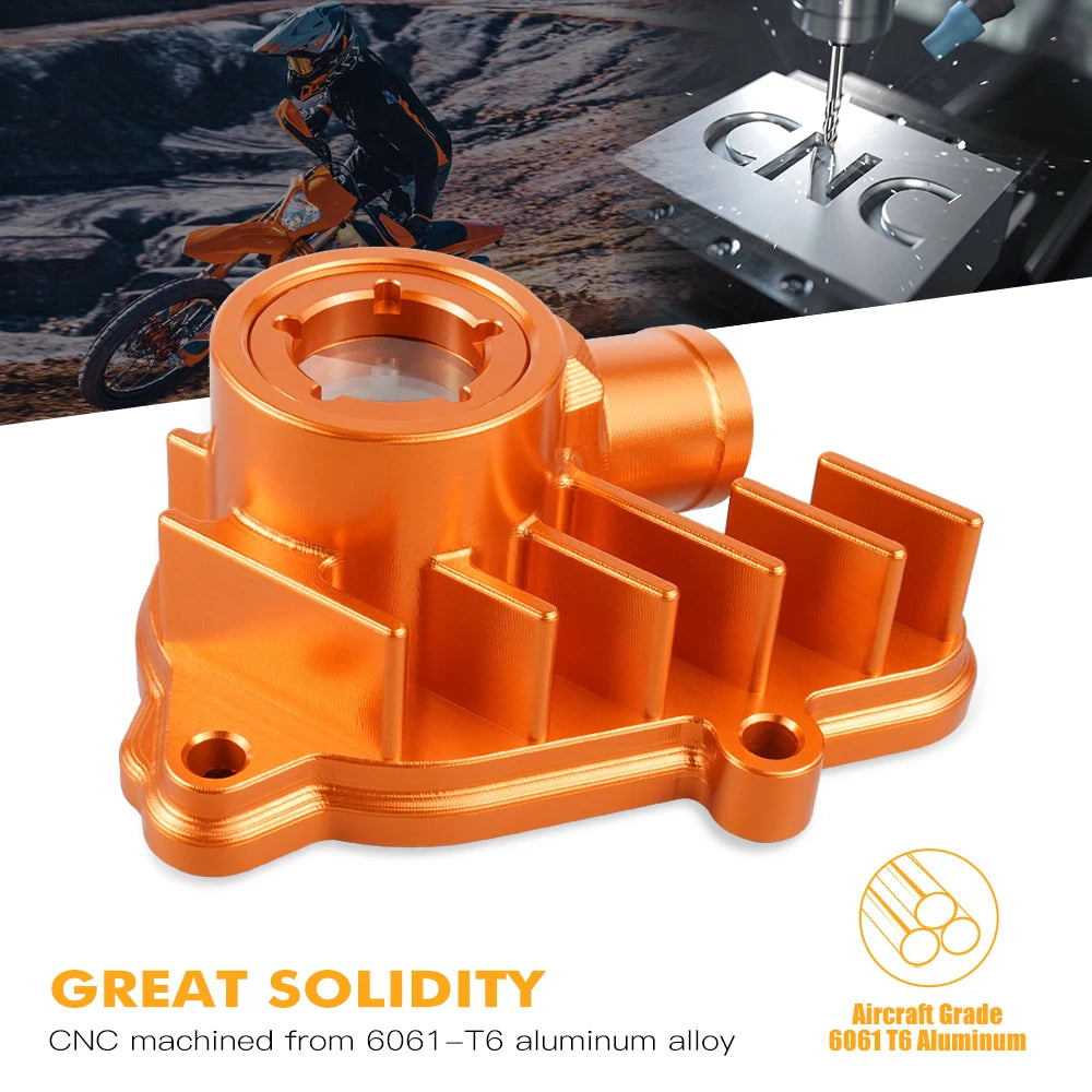 NICECNC Transparent Water Pump Cover Protection Guard For KTM 250 350 EXC-F 2017-2022 XC-F SX-F 2016-2022 Husqvarna GasGas RISE DEFENSE SYSTEMS.AI PRODUCTS