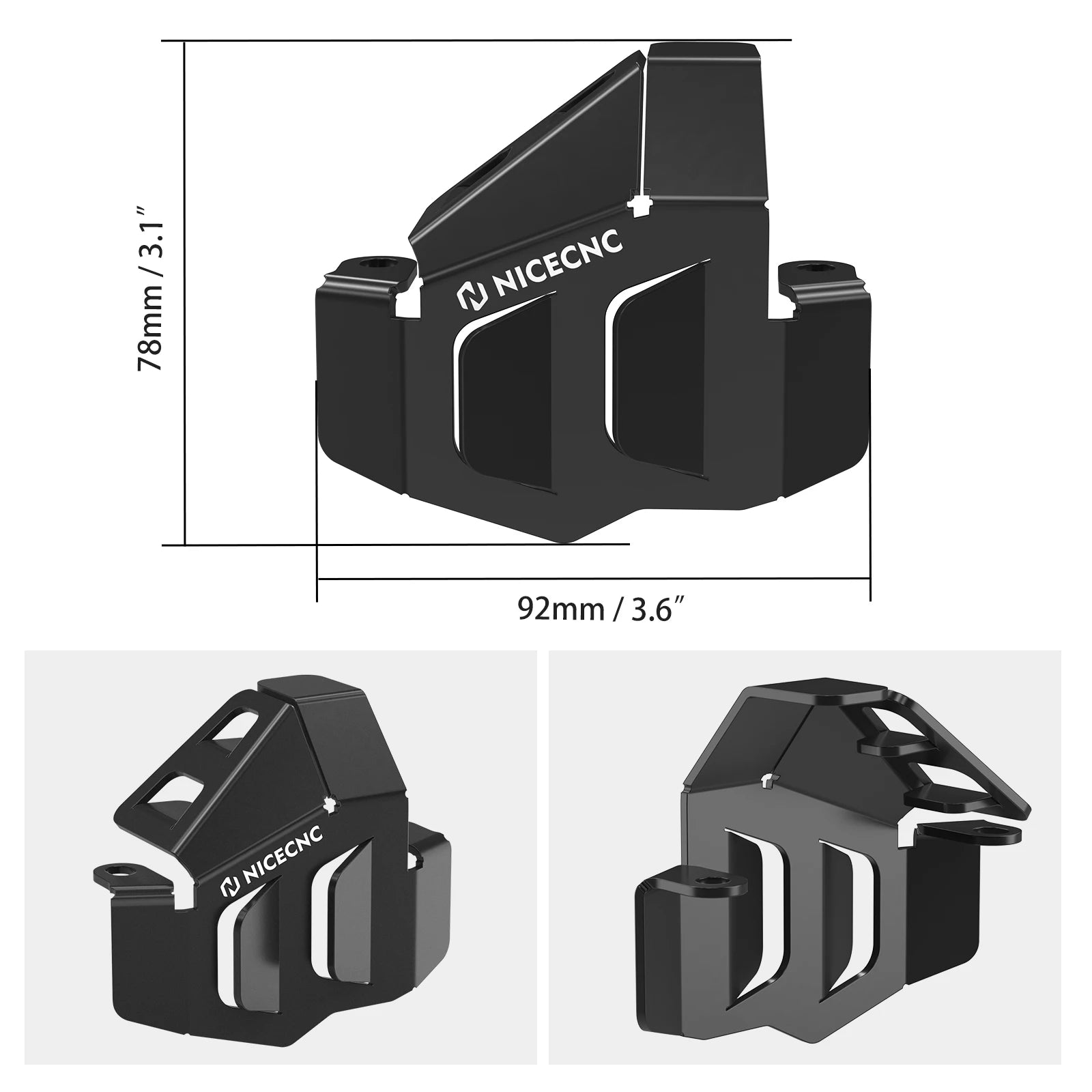 Aluminum Rear Brake Disc Guard & Brake Caliper Guard For SUR-RON Surron Light Bee X Light Bee S Light Bee L1E Segway X160 X260 RISE DEFENSE SYSTEMS.AI PRODUCTS
