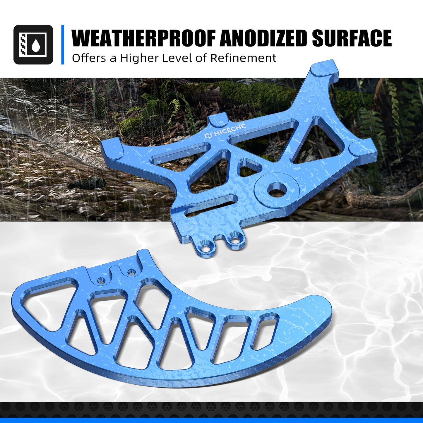 For Sur-Ron Surron Light Bee X S L1E Segway X160 X260 Rear Brake Disc Guard & Rear Brake Caliper Guard Protector Electric Bike RISE DEFENSE SYSTEMS.AI PRODUCTS
