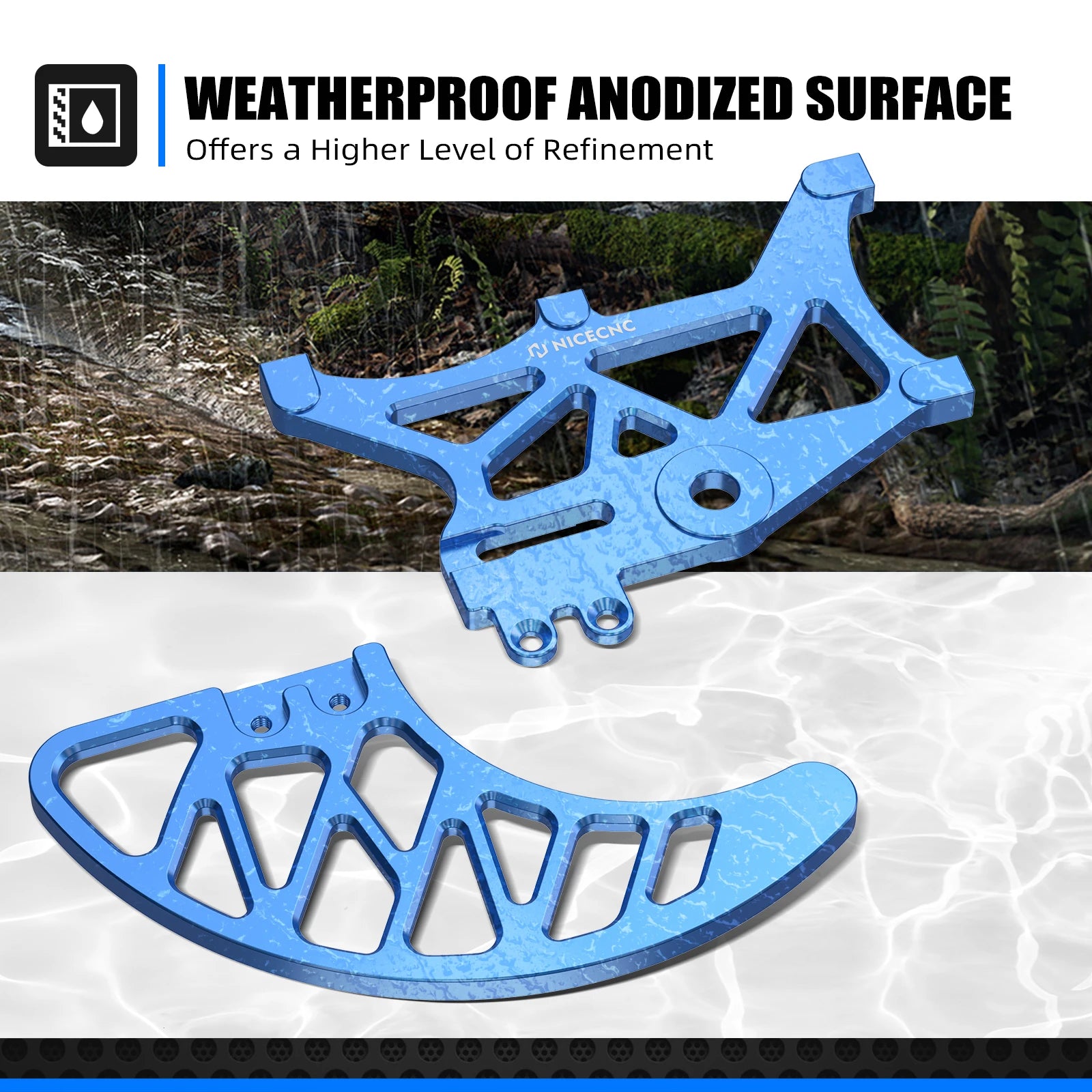 For Sur-Ron Surron Light Bee X S L1E Segway X160 X260 Rear Brake Disc Guard & Rear Brake Caliper Guard Protector Electric Bike RISE DEFENSE SYSTEMS.AI PRODUCTS