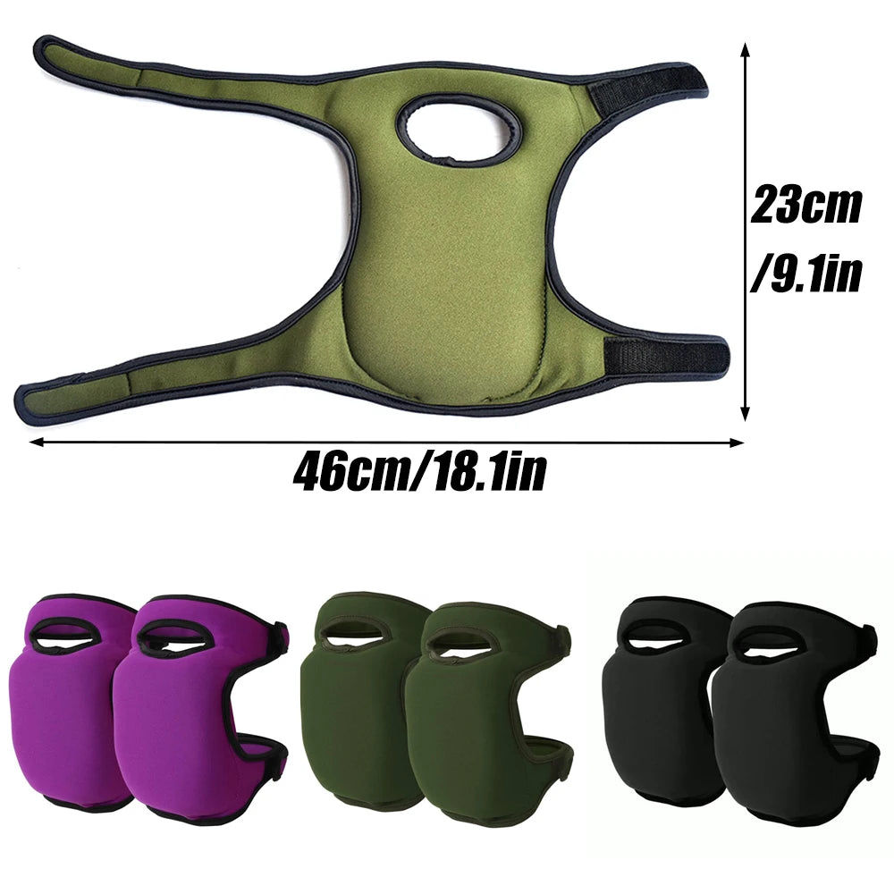 1Pair Gardening Knee Pads  Anti Slip Knee Protectors Protective Cushion Soft Kneepad For Gardener Cleaning Work Scrubbing Floors RISE DEFENSE SYSTEMS.AI PRODUCTS