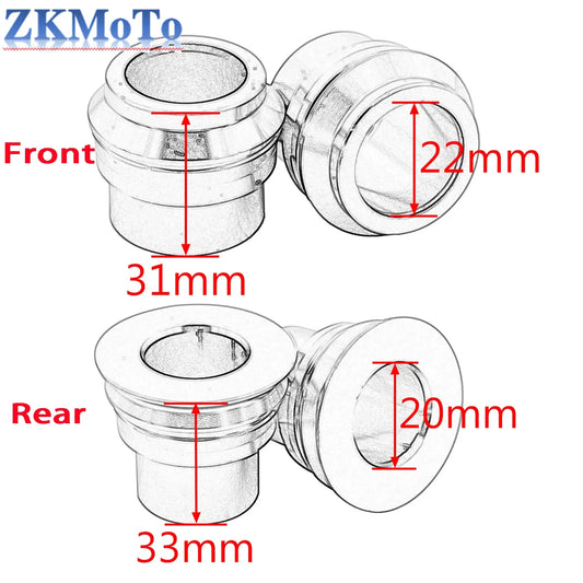 Motorcycle CNC Front Rear Wheel Axle Hub Spacer For KTM EXC EXCF EXCW XCW XCFW 125 150 200 250 300 350 400 450 500 530 2008-2023 RISE DEFENSE SYSTEMS.AI PRODUCTS