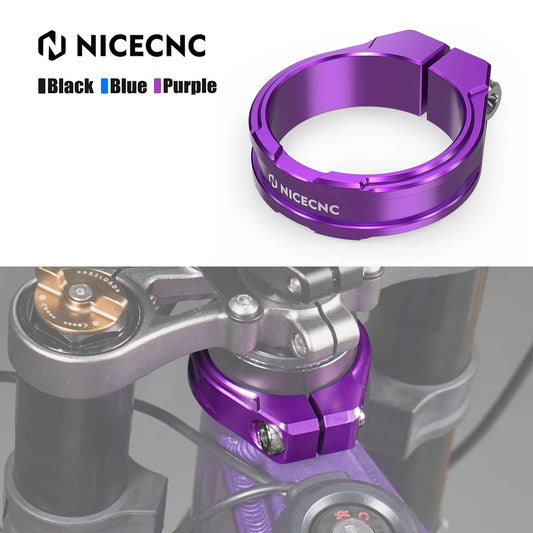NICECNC For Surron Light Bee X S L1E Segway X160 X260 Electric Dirt Bike Reinforced Head Tube Frame Brace Aluminum Frame Clamp RISE DEFENSE SYSTEMS.AI PRODUCTS