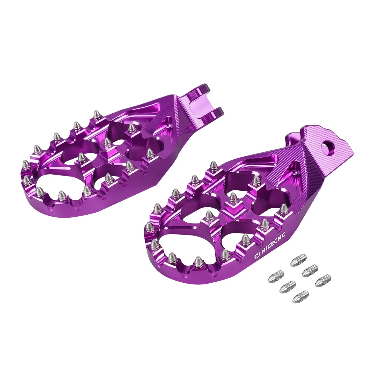For Surron Light Bee X S L1E LBX Segway X160 X260 NICECNC Electric Dirt Bike Foot Pegs Mount Bracket Footrest Support Brace Kit RISE DEFENSE SYSTEMS.AI PRODUCTS