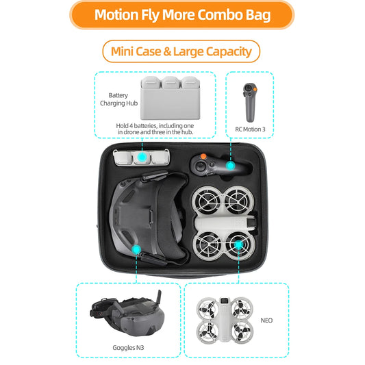 For DJI NEO Goggles 3 Pouch For DJI NEO Somatosensory Comfort Package For DJI NEO Accessory Storage Bag RISE DEFENSE SYSTEMS.AI PRODUCTS
