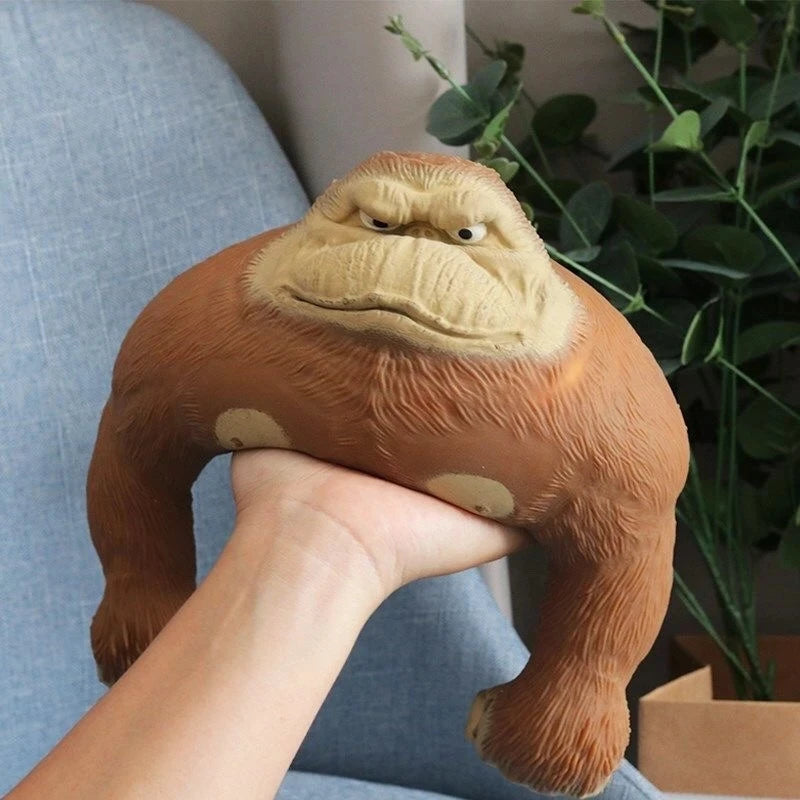 Giant Anti Stress Gorilla Toy Squeezing Elastic Monkey Fun Gorilla Stress Relief Game Mini Children's Gift Birthday Gift RISE DEFENSE SYSTEMS.AI PRODUCTS