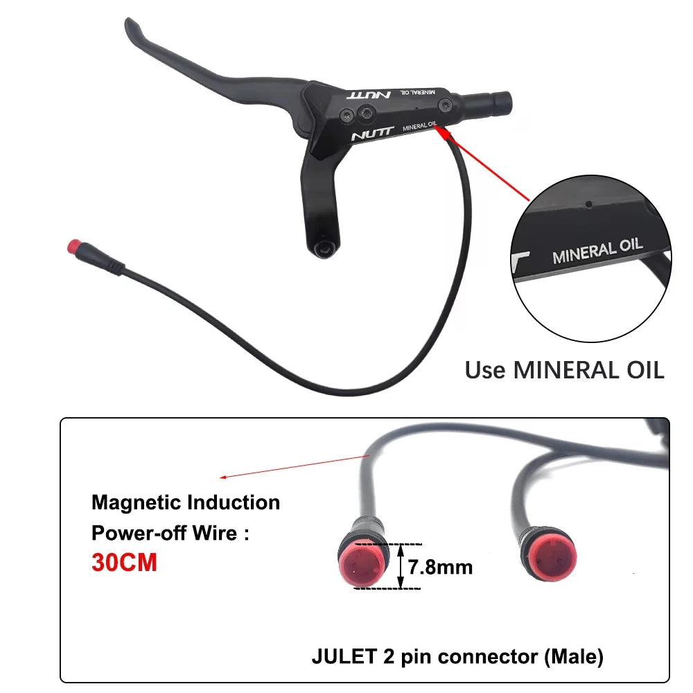 NUTT 4 Piston Y-5 Electric E-Bike Scooter Disc Brake Hydraulic Bicycle 140 160 180 Rotor For A5-D KUGOO Dualtron Kaabo Mantis RISE DEFENSE SYSTEMS.AI PRODUCTS