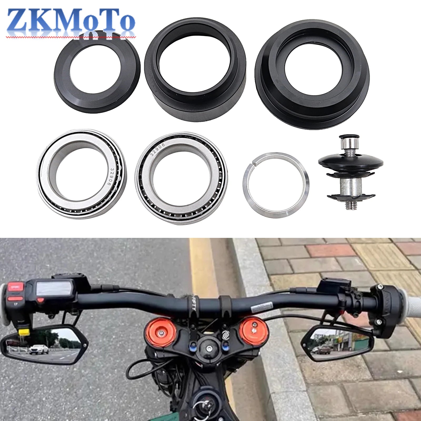 For Surron Headset Bearings Tube Light Bee X Motorcycles Dirtbike Off-Road SUR-RON Original Segway X260 Parts RISE DEFENSE SYSTEMS.AI PRODUCTS