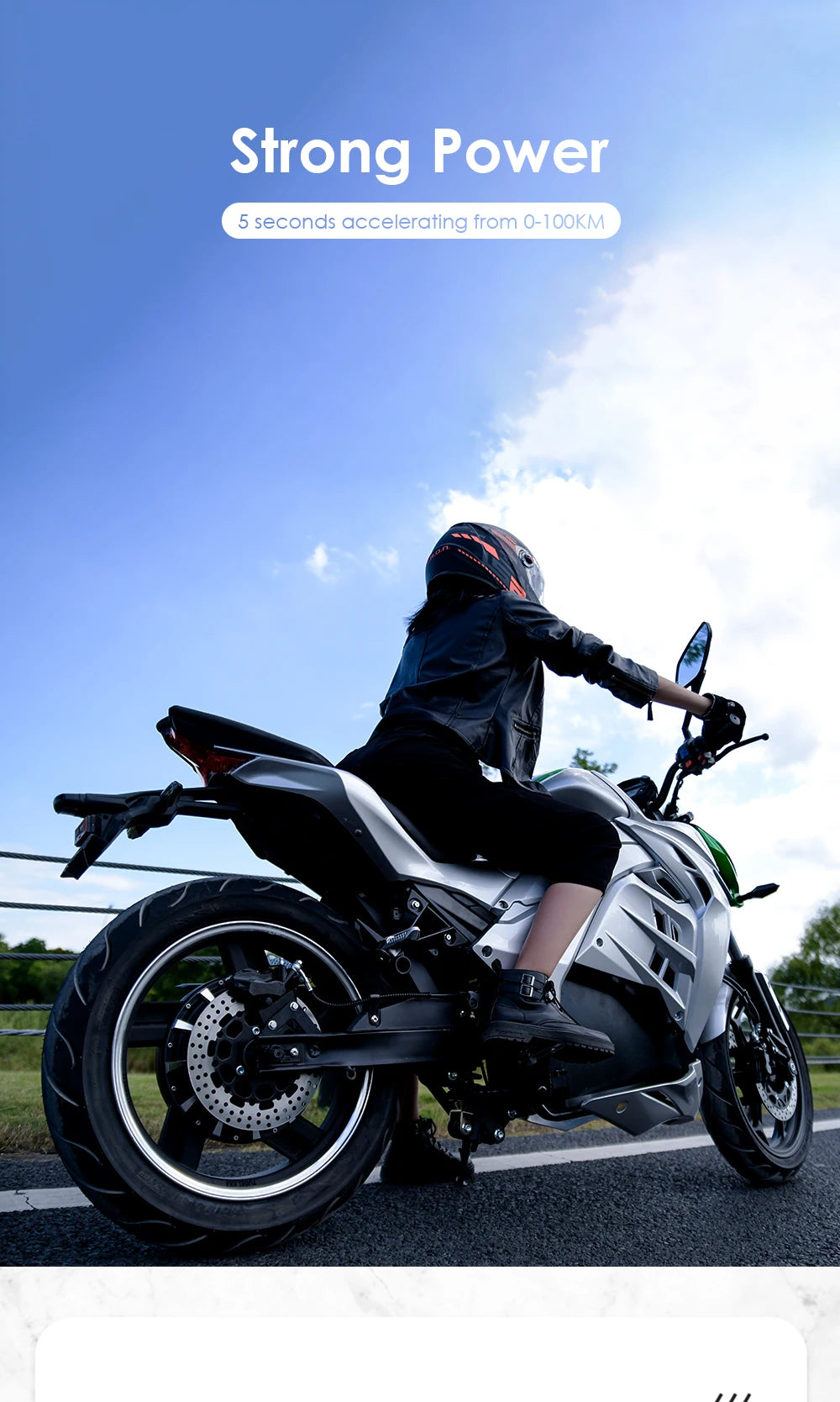 HEZZO-High Power Electric Motorcycle Lithium Battery, Motorbike, E-bike, Racing E-bike, EEC COC Certified, M7, 72V, 5000W, 120Ah RISE DEFENSE SYSTEMS.AI PRODUCTS