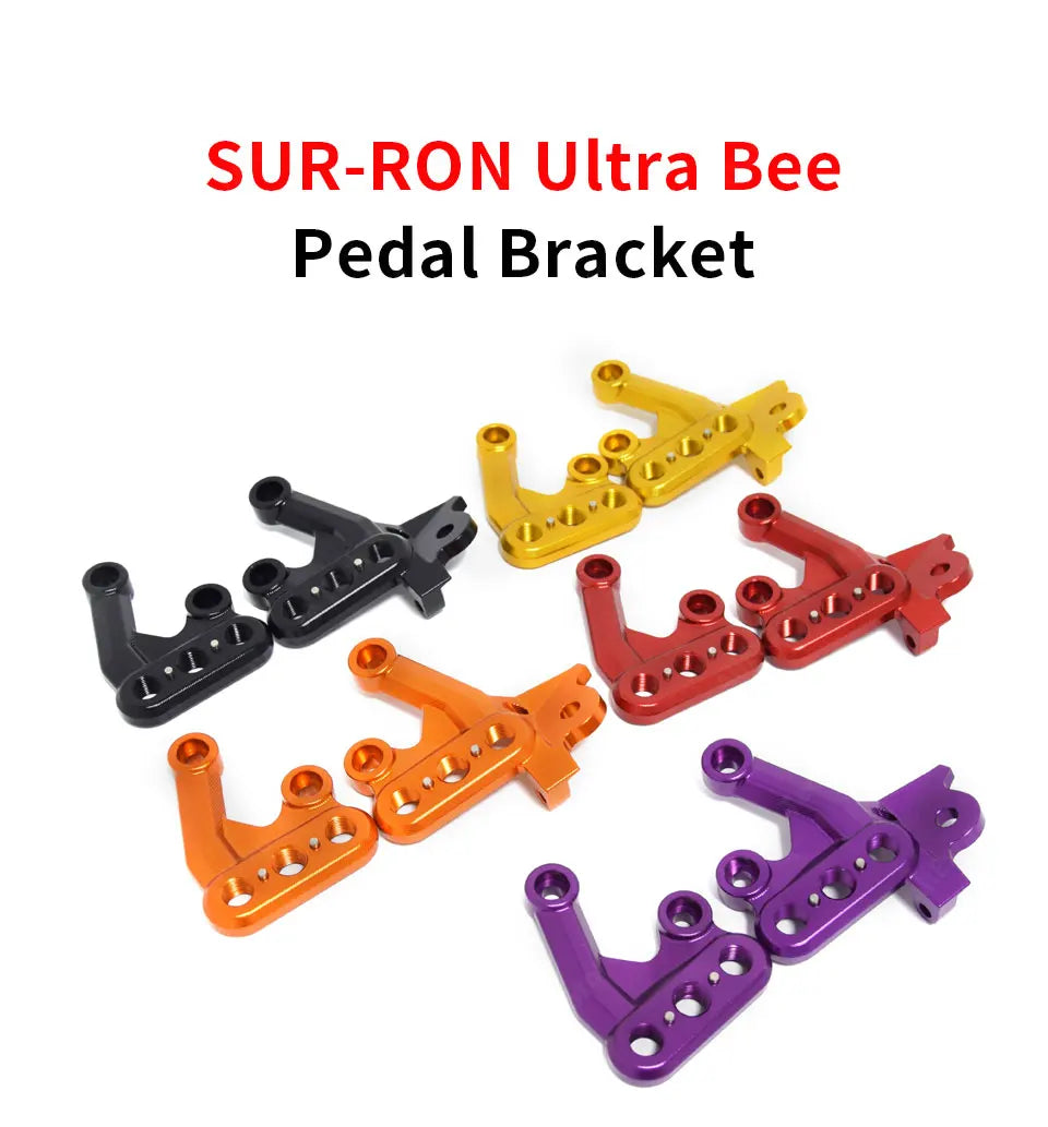 For Sur Ron Pedal Bracket Light Bee X Modification Parts E-bike Dirtbike Off-road Motorcycle  SUR-RON Parts RISE DEFENSE SYSTEMS.AI PRODUCTS