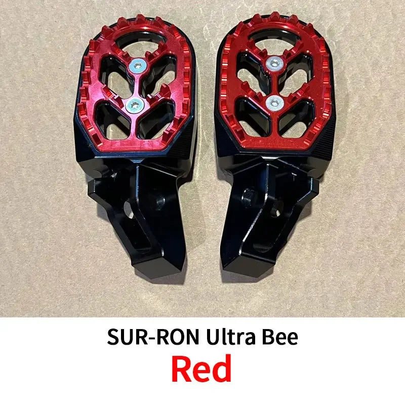 For SURRON Ultra Bee Left And Right pedal Kit  Off-road Dirtbike sur ron modified pedal Accessories SUR-RON RISE DEFENSE SYSTEMS.AI PRODUCTS