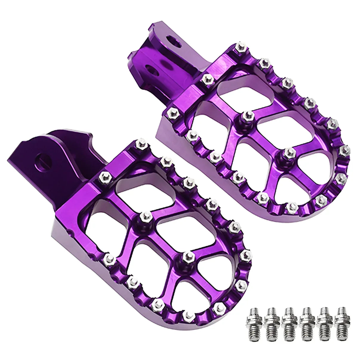 Motorcycle CNC Footpegs Foot Pegs Rests Pedals For Sur-Ron Surron Sur ron Light Bee S  Light Bee X Off-Road Electric Foot Pedals RISE DEFENSE SYSTEMS.AI PRODUCTS