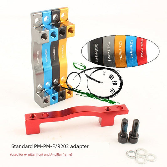 Mountain Bike B Column Frame Restoration 203mm Disc Clamp Adapter a Column Front Fork Restoration 8-Inch Plate Brake Block RISE DEFENSE SYSTEMS.AI PRODUCTS