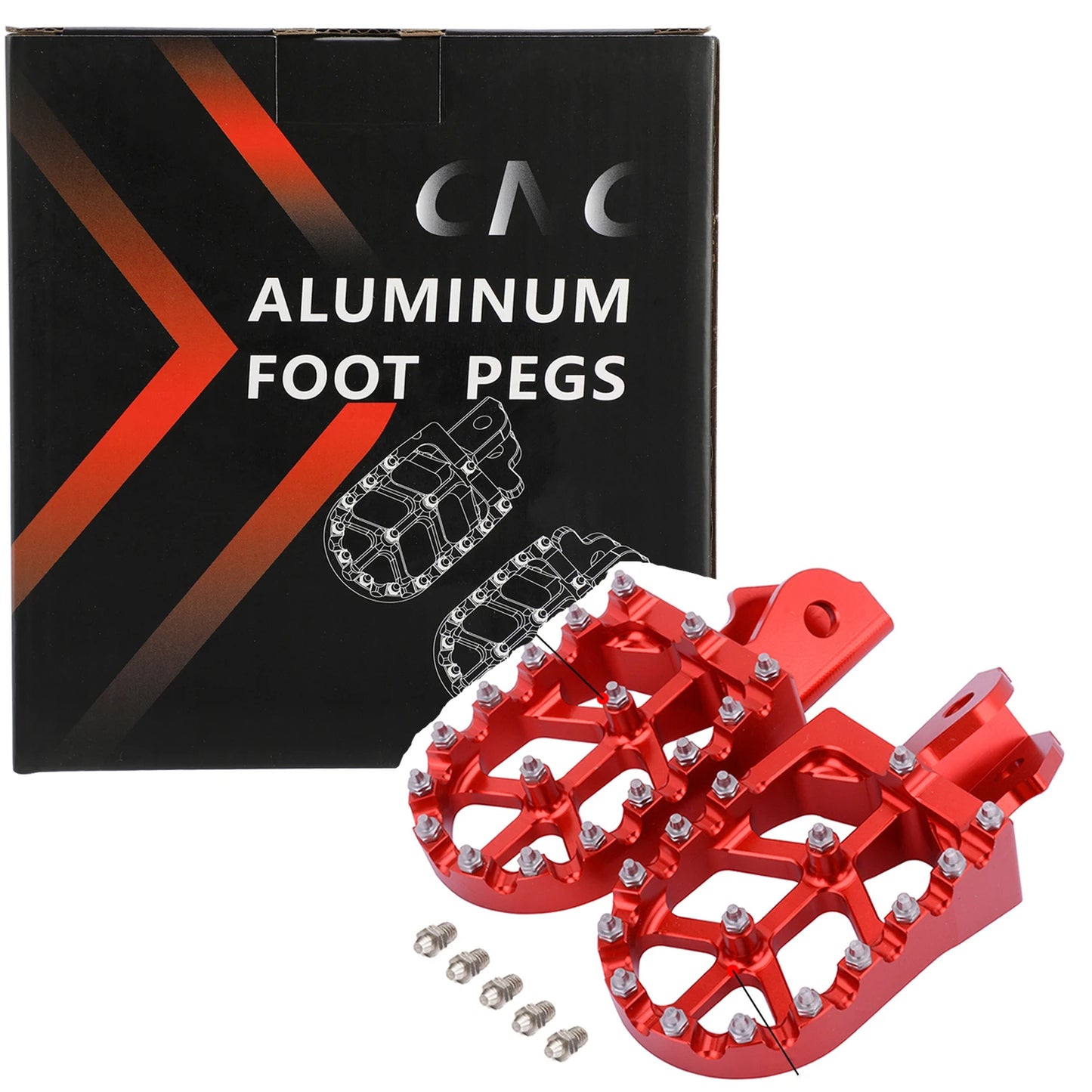 Motorcycle CNC Foot Pegs Rests Footpeg Rests Pedals For TALARIA Sur Ron Light Bee X/S For Honda CRF150F/230F Electric Dirt Bike RISE DEFENSE SYSTEMS.AI PRODUCTS