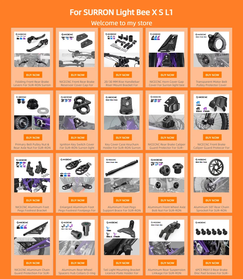 53MM Rise Battery Lock Increase Code For SUR-RON Surron light bee X light bee S light bee 1E Segway X160 X260 Electric Dirt Bike RISE DEFENSE SYSTEMS.AI PRODUCTS